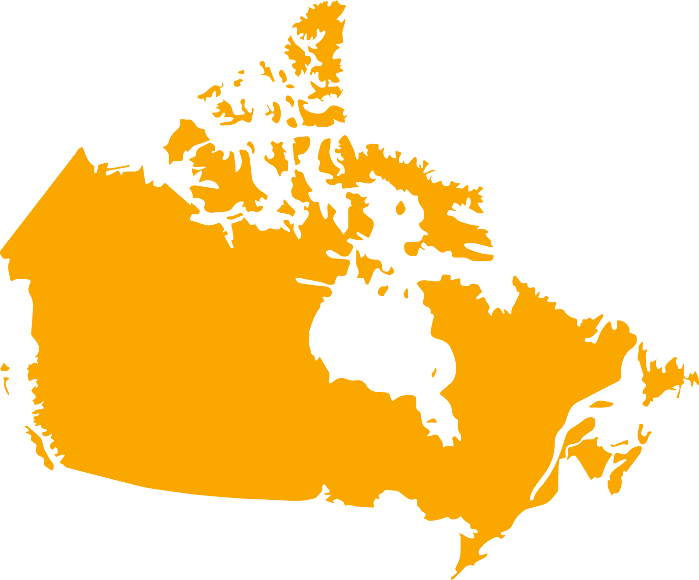 Canada Service Area Map